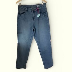 Style & co curvy boyfriend light blue size 12